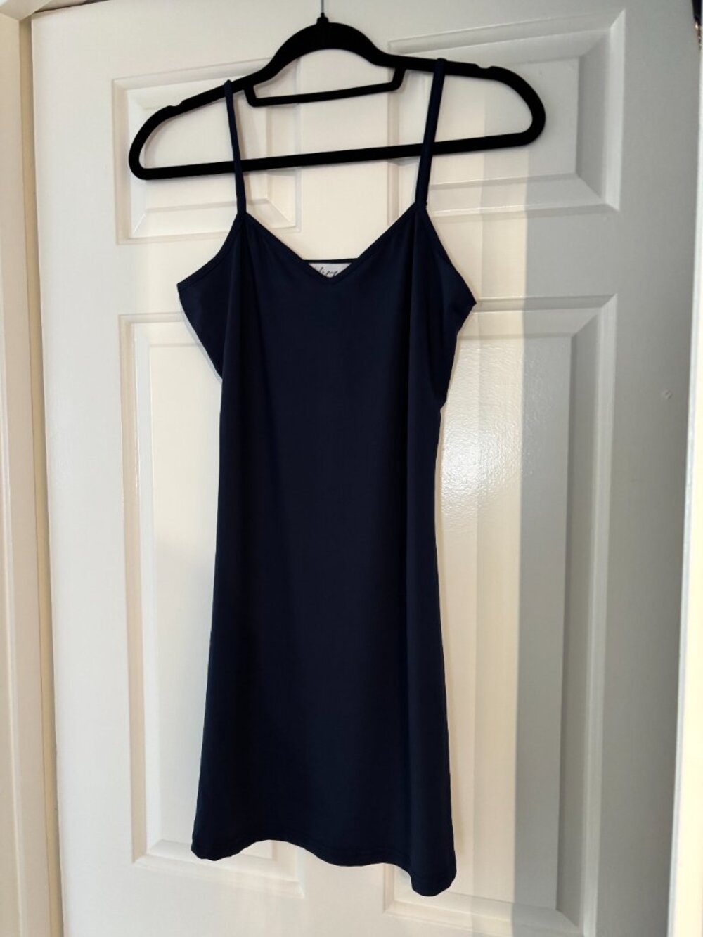 Petal + Pup Navy Slip Dress | Minimalist Cami Dress | Size 8 | NWOT